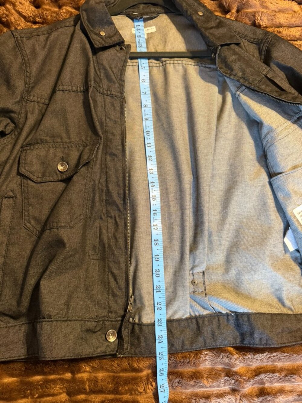 ENGINEERED GARMENTS Type III Trucker Jacket "Black CP Denim" - XS - Picture 6 of 9